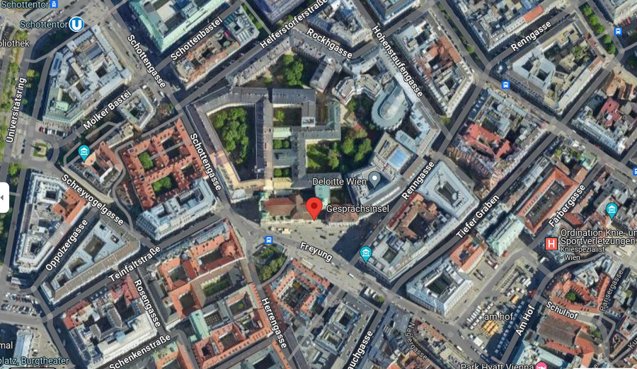 stadtplan ansicht oben / screenshot/googlemaps